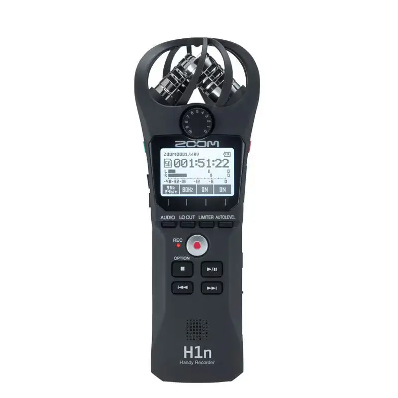 2025 Venta caliente Zoom H1N grabadora Digital profesional micrófono ZOOM H1N versión de actualización para instrumentos musicales móviles en vivo