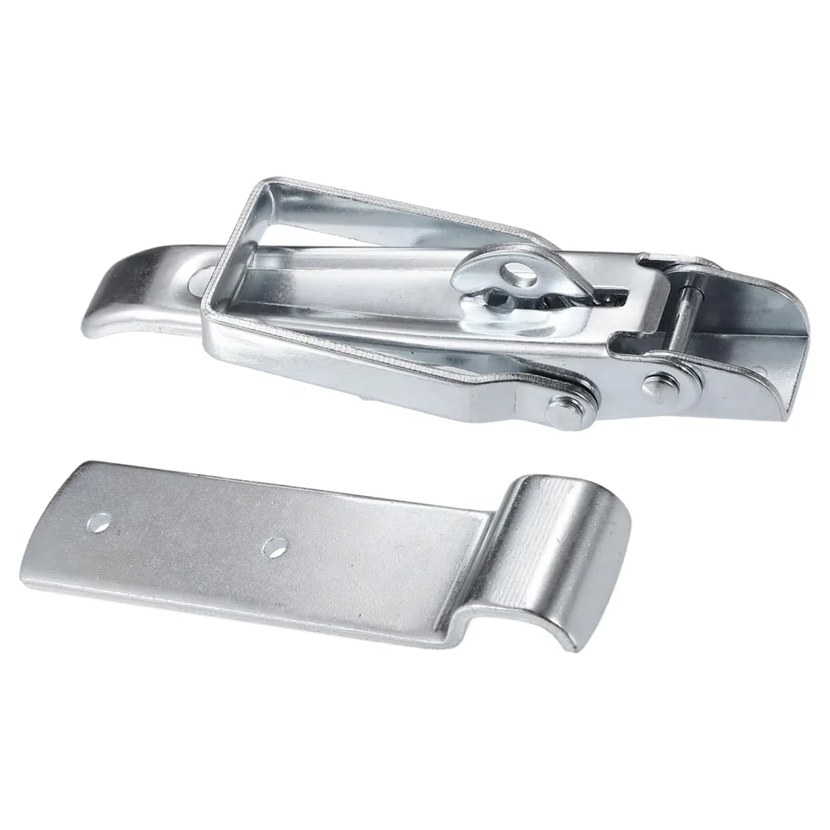 Heavy Duty Trailer Lift Gate Latch, Lockable Over-center Latch for RV Truck Cargo Box