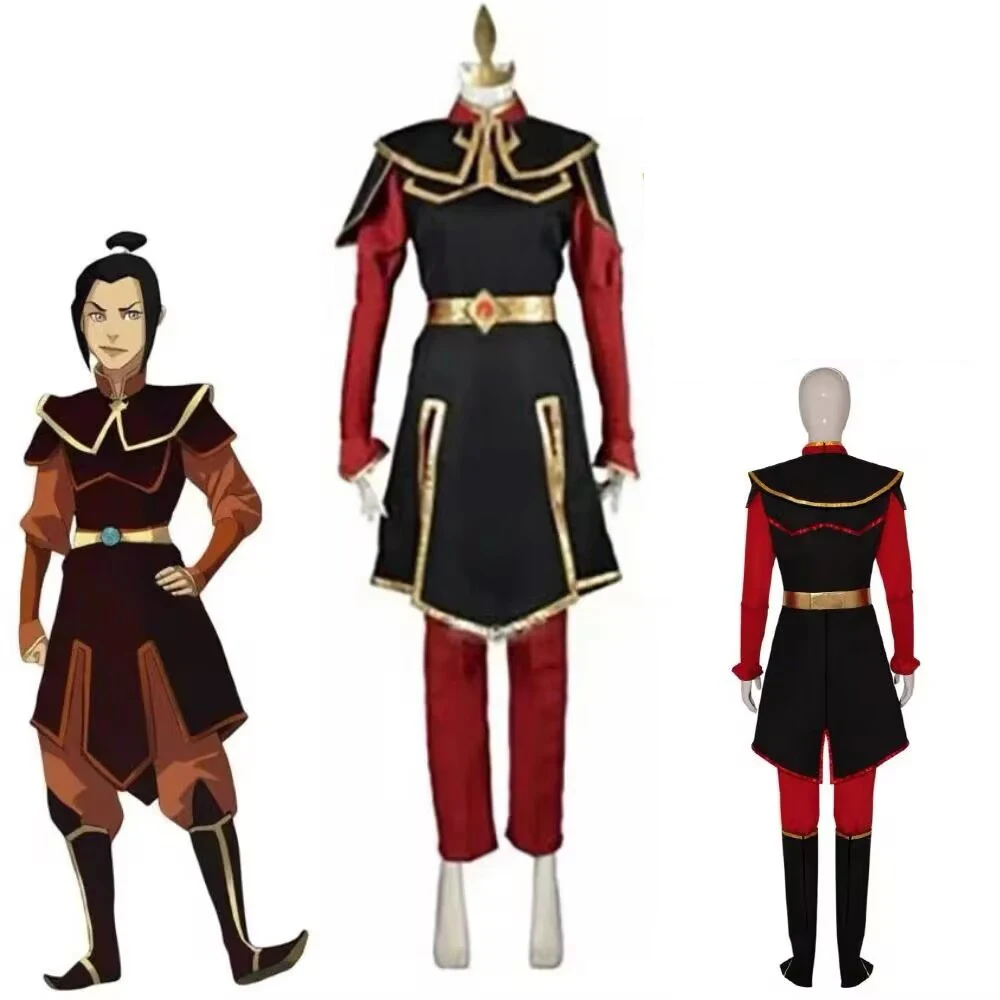 Azula Cosplay Costume Avatar The Last Airbender Women Full Set Halloween Stage Performance Fancy Dress Masquerade Party Outfit