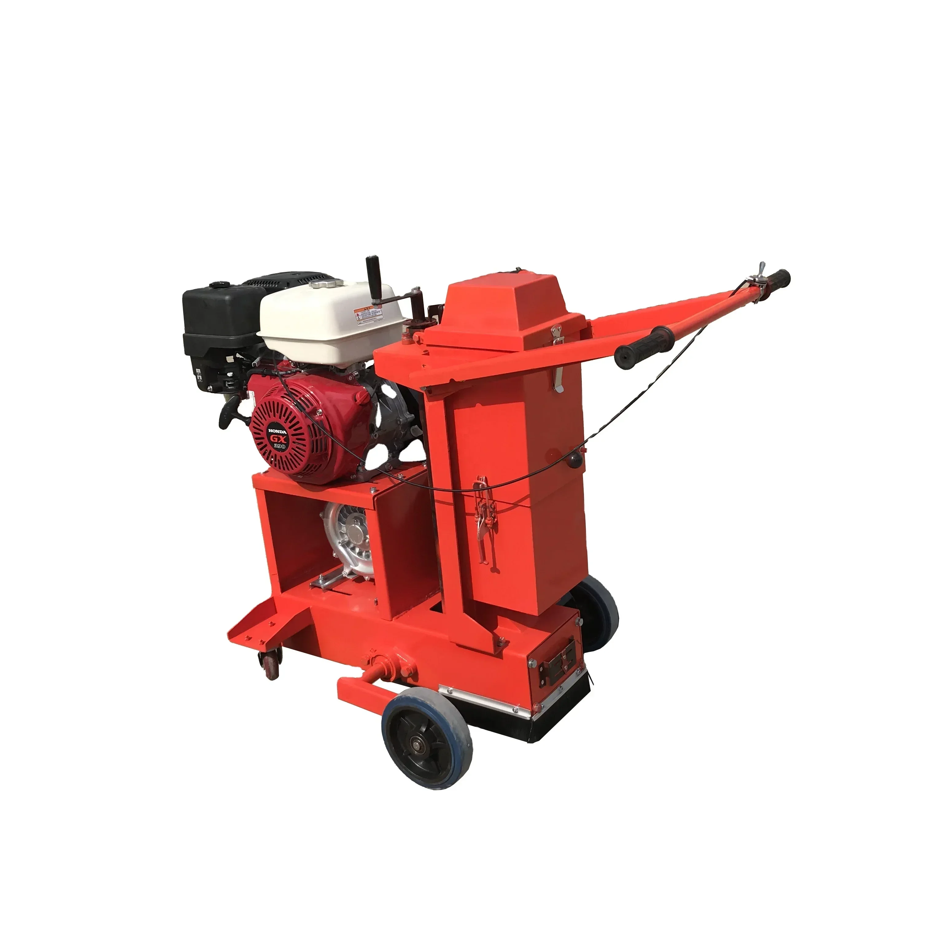 Small fully automatic electric adjustable  high horsepower cement road trenching hand push cutting machine