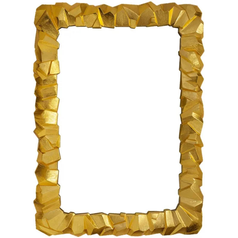 

American antique bathroom vanity mirror, living room entrance decorative mirror, bathroom European classical