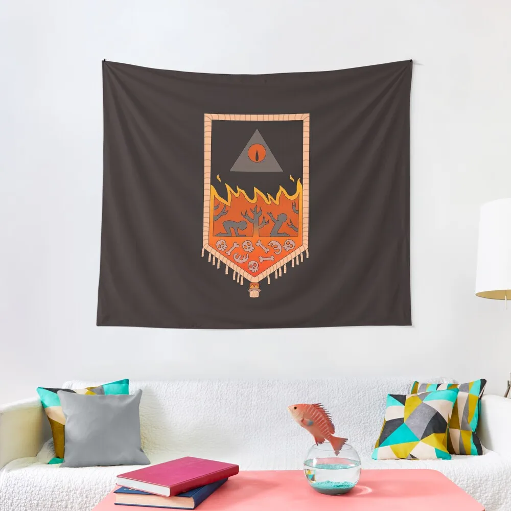 Bill Cipher Tapestry For Bedroom Mushroom Tapestry