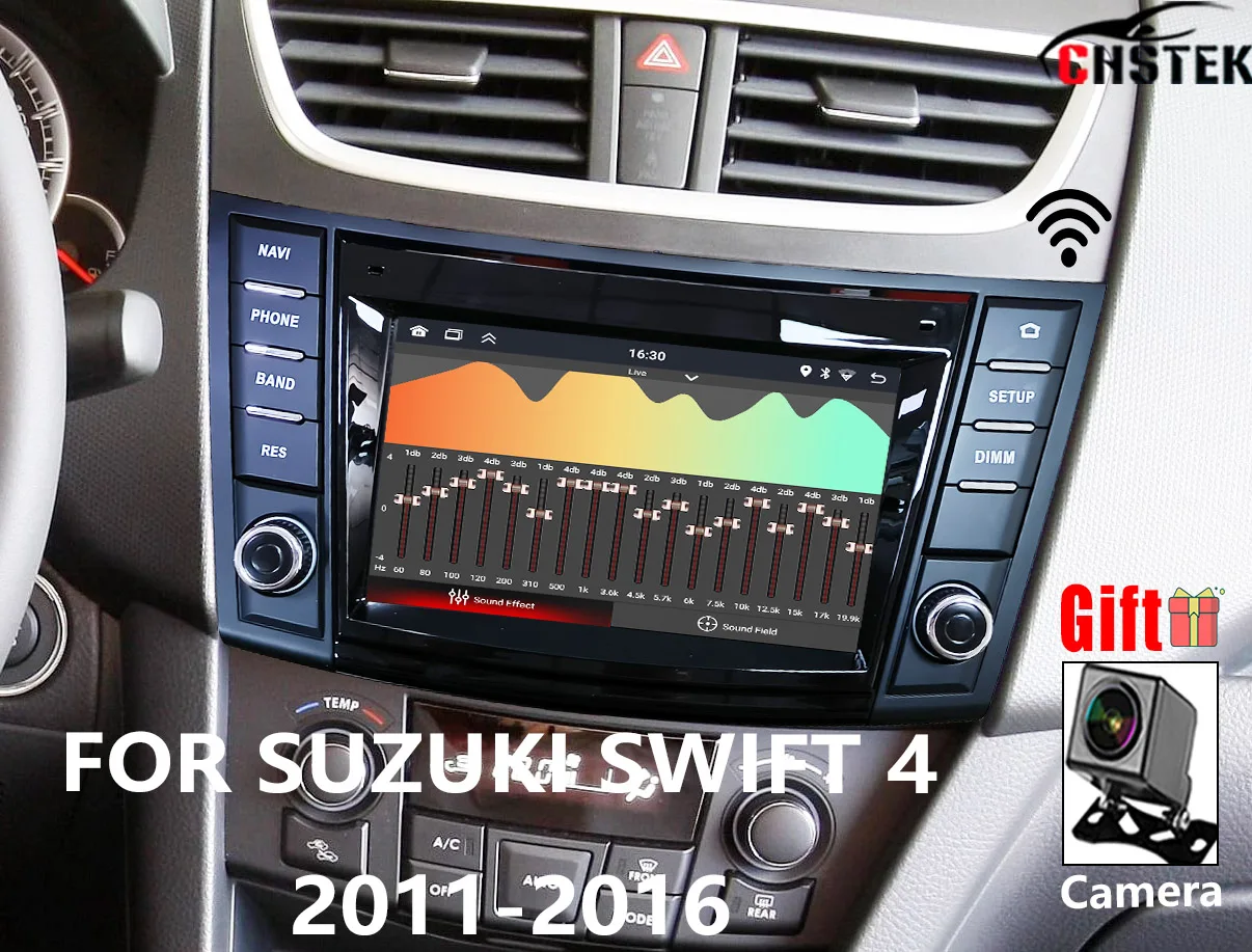 Автомобильное радио Android для Suzuki Swift 4 2011 2012 2013 2014 2015 2016, навигационные мультимедийные Bluetooth-сенсорные экраны, обновленные модели