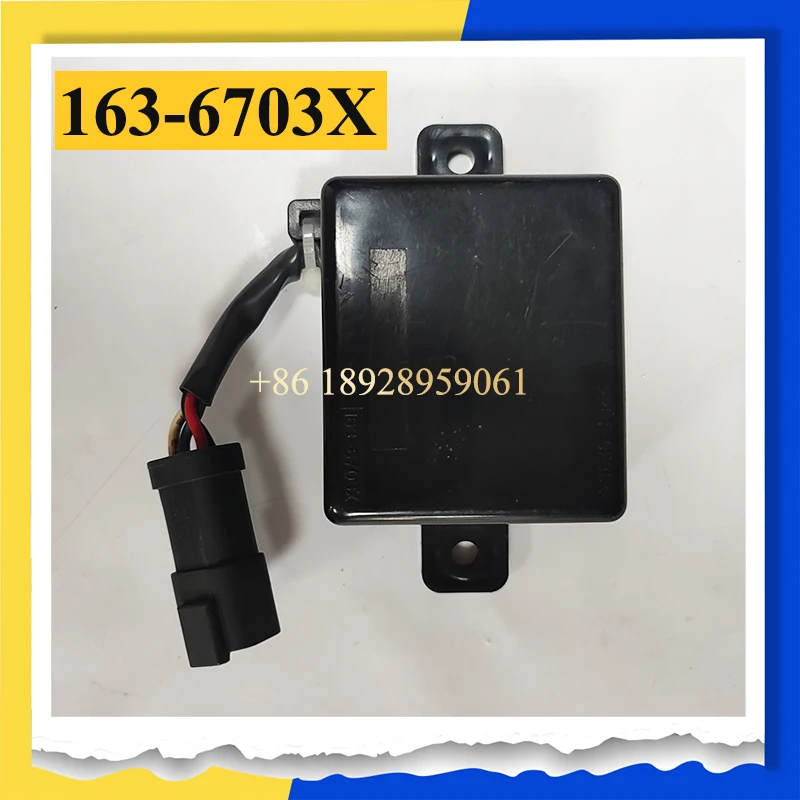 163-6703X Excavator Delay Relay 163-6703 Time Relay Engine Stop Delay Timer For Excavator E320C/B 307 312