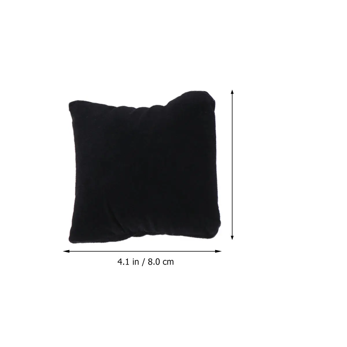 5Pcs Watch Display Pillow Black Soft Durable Jewelry Organizer Stand Bracelet Bangle Display Pillow for Watches Chains