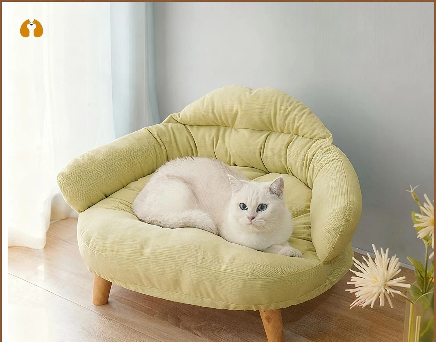 

Новый диван для домашних животных, универсальная кровать для собак на четыре сезона, кошачье гнездо, коврик для кошек, мягкий съемный и моющийся