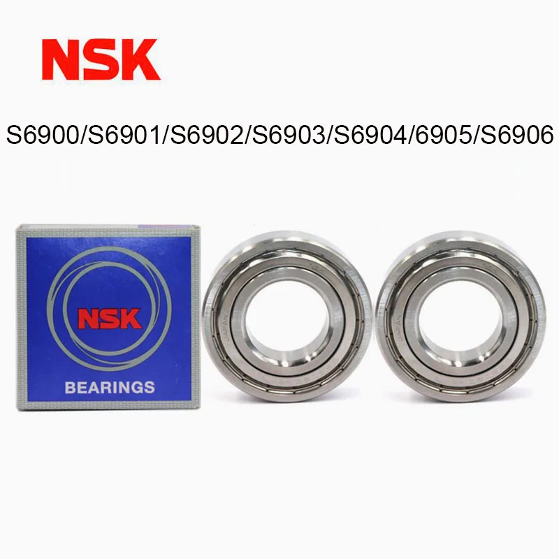 

Origin Japan NSK Bearing 5Pcs Slim Thin Section S6900 S6901 S6902 S6903 S6904 S6905ZZ ABEC-9 440 Stainless Steel Ball Bearing