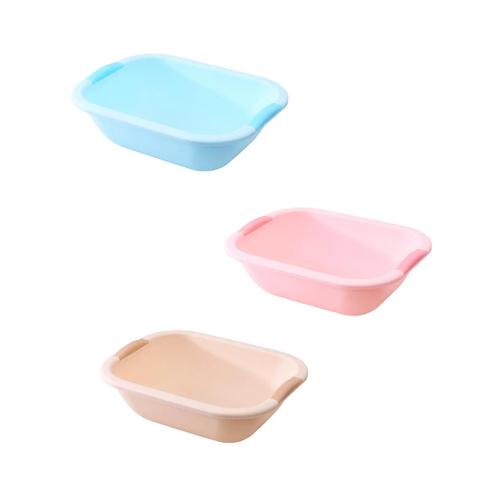 Wash Basin Lightweight Washbasin Laundry Tub Foot Soak Tub Dish Tub for Soaking Feet Cleaning Clothes Hand Wash Travel Camping