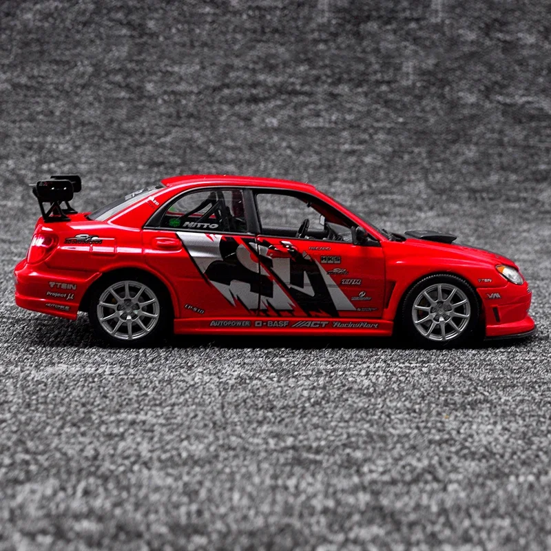 Welly 1:24 Subaru Impreza Alloy Performance Racing Car Model Diecast Simulation Metal Toy Sports Car Model Collection Gifts