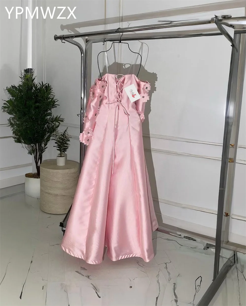 Abito da festa personalizzato per donna Occasione Prom YPMWZX Gonne lunghe fino al pavimento con spalle scoperte Abiti su misura Abito Ev