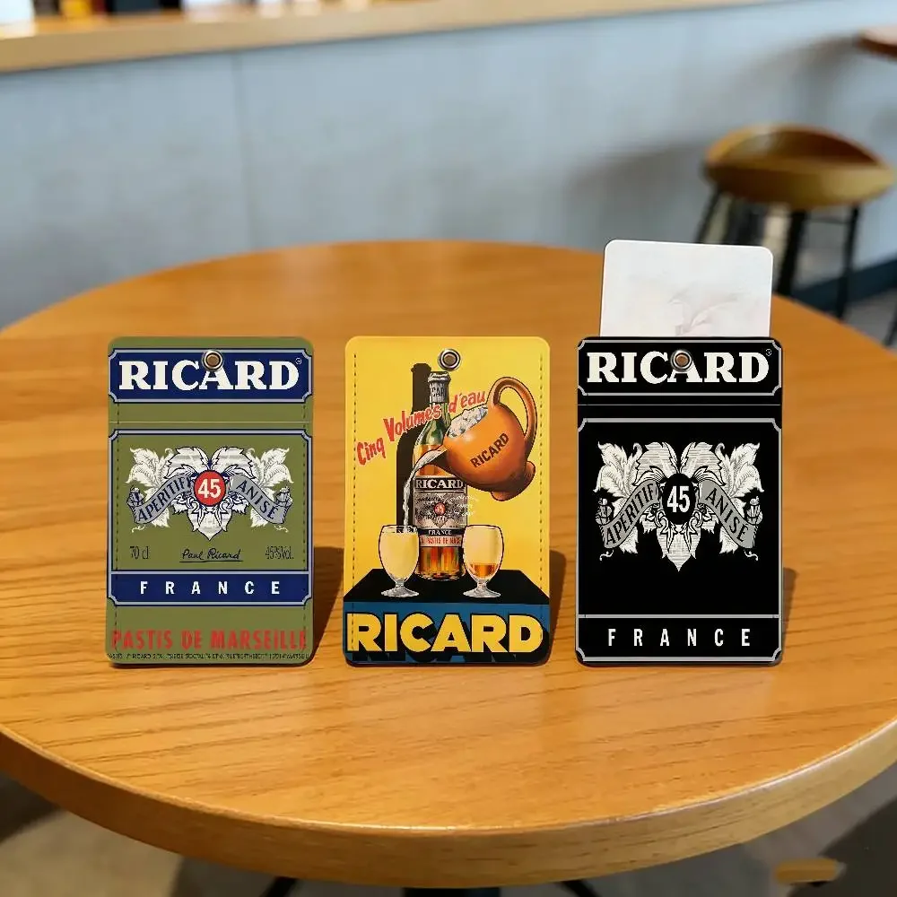 Fashion R-ricArD-D Brand Card Holder Pass Hang Rope Keychain ID Credit Card For Keys Accessories Gifts