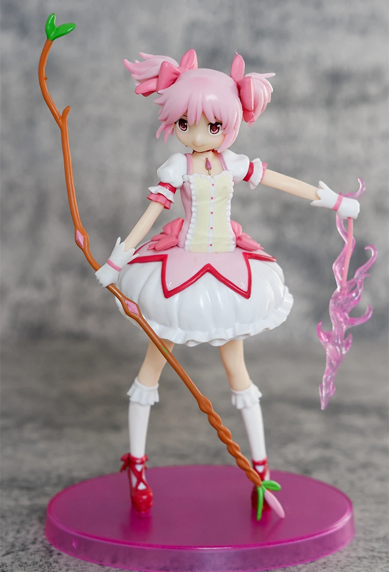 Kawaii Anime Kaname Madoka PVC Action Figure Statue Collectible Model Kids Toys Doll Gifts 19cm