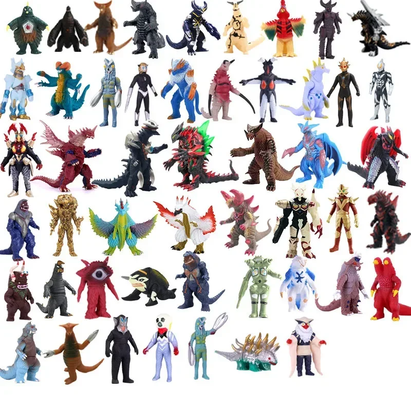 178 Species Monsters Action Figures Small Soft Rubber Model Children's Assembly Puppets Toys Continuously Updated Complete Kinds