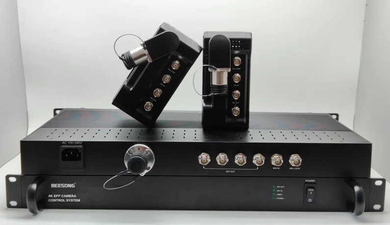 12G SDI Video in  with Loop Out PGM Video Return  D Tap Ports Smpte  3k93c  Connector 600m Power Support   Fiber Optic Extender