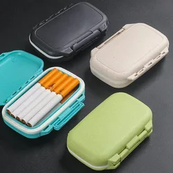 Portable Wheat Straw Cigarette Case Dispenser Tobacco Storage Box Container Holder