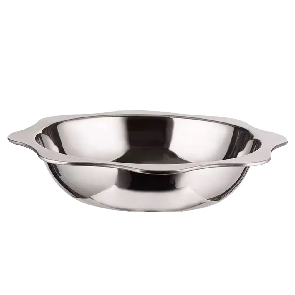

Stainless Steel Hot Pot Cookware Induction Cooker Large Divider Non Stick Easy Clean Family Party Restaurant Use