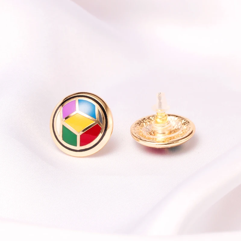 New Arrival Set Women Trendy Gift Sieraden Sets Anniversary Engagement Necklace/Earrings Stainless Steel Enamel Jewelry