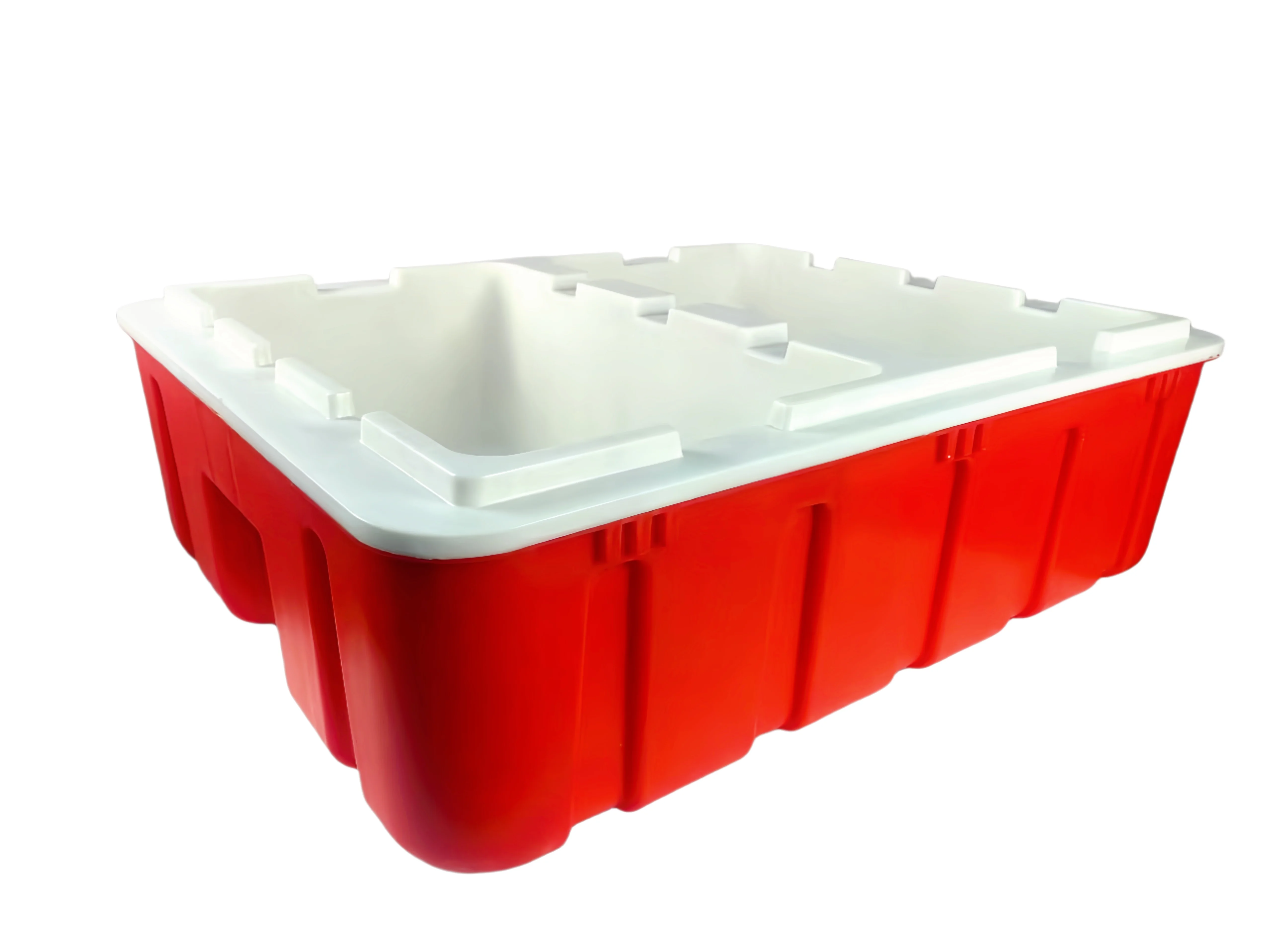 صندوق تبريد مصبوب بالحقن 70 لتر مع غطاء، سعة 70 لترًا لصندوق معزول لحاويات الطعام GN