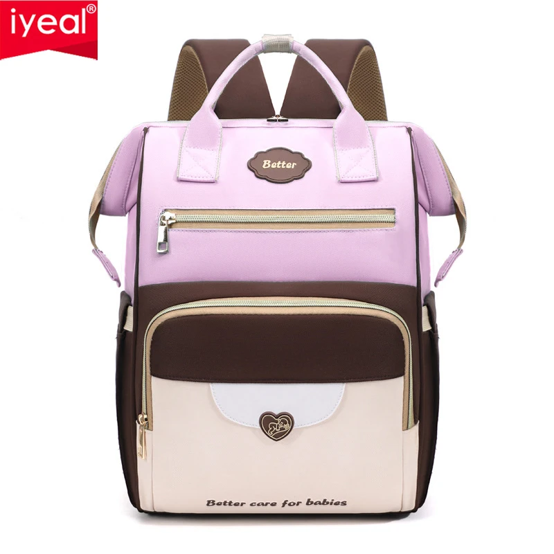 

Mommy Bag, Detachable Bottle Pocket, Upper And Lower Partition Layer, Multi-Functional And Fashionable Outdoor Mommy Backpack