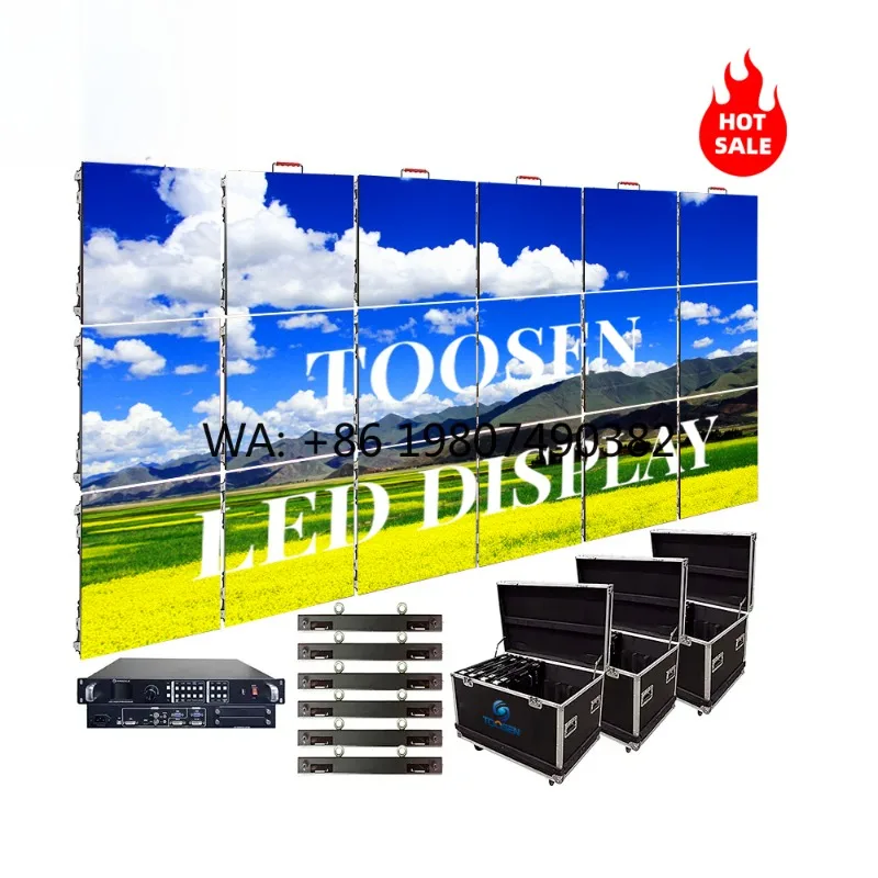 

Budget Friendly LED Video Wall Panel P2 P3 P4 Concert Event Rental Indoor Outdoor Stage Advertising Full Color Display Screen