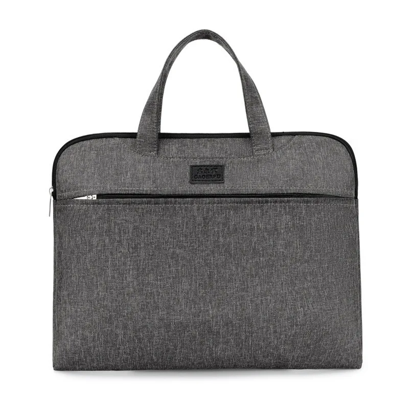 

Hand-held Briefcase Thickened Canvas Computer Bag Conference Business Briefcase Convenient Minimalist Bag