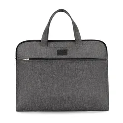 Hand-held Briefcase Thickened Canvas Computer Bag Conference Business Briefcase Convenient Minimalist Bag