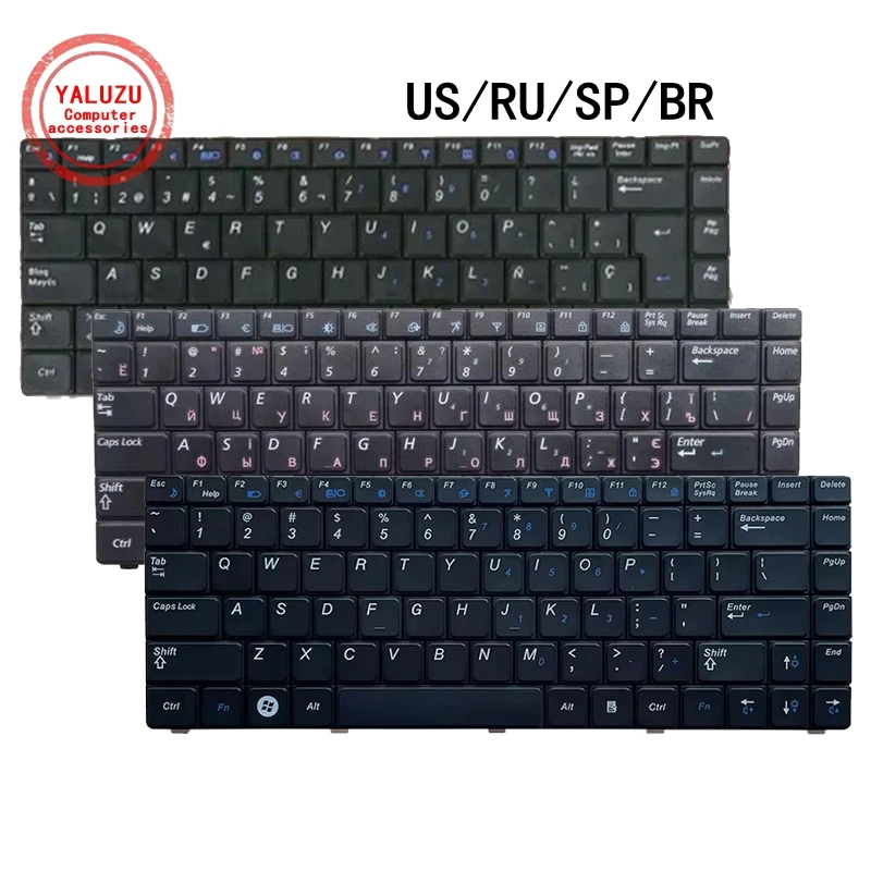 Klawiatura do laptopa US/BR/RU/SP do Samsung R418 R420 R423 R425 R428 R429 R430 R439 R440 R463 R464 R465 R467 R468 R469 R470 R478