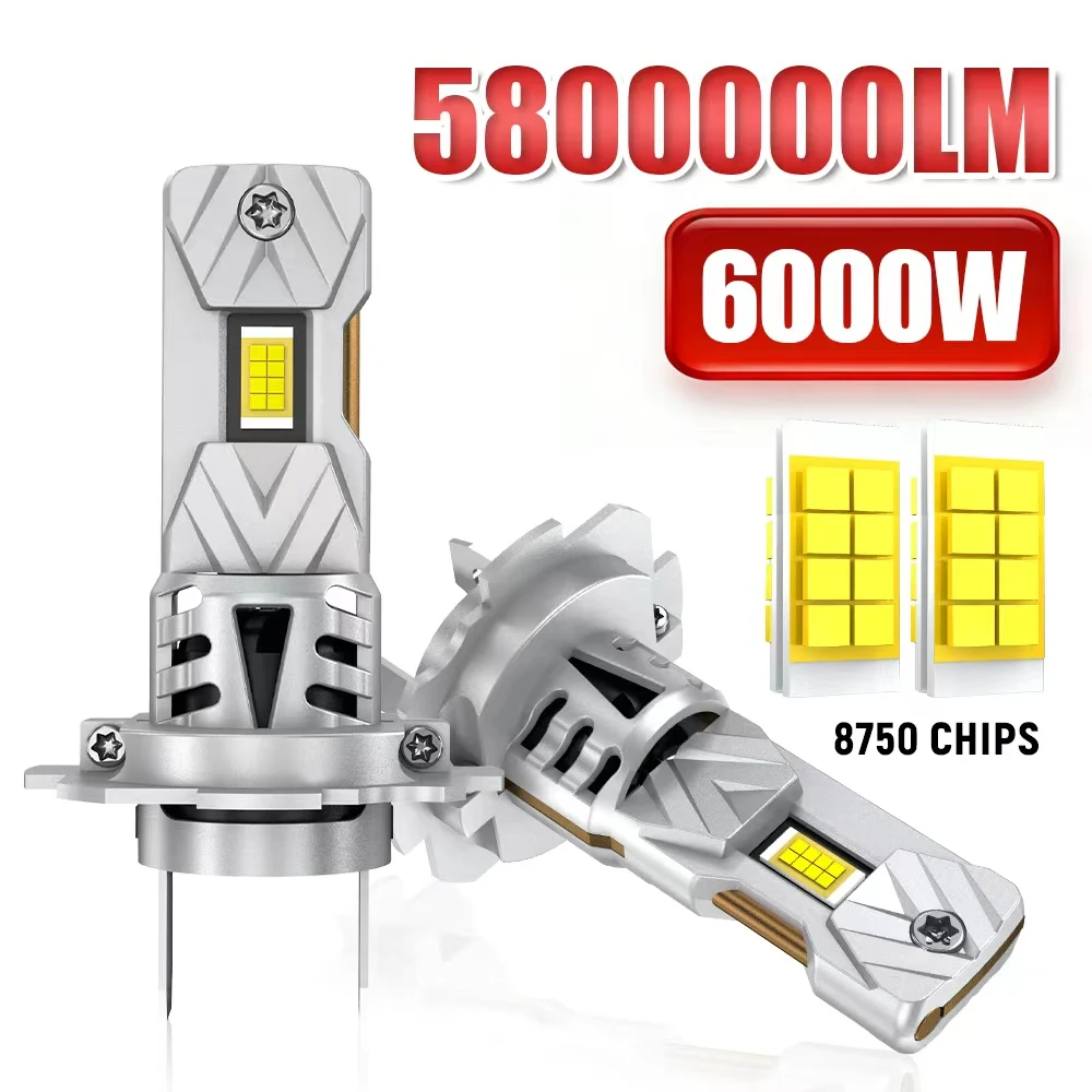 

H7 H4 Led Light CANBUS 1:1 Wireless Mini 9005 9006 H11 LED Headlight For Car 8570 CSP Chip Auto Fog Bulbs With Fan Plug&Play 12V