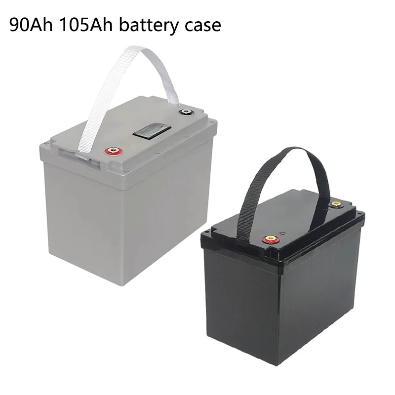 50Ah 80Ah 90Ah 105Ah lifepo4 battery storage box Removable Screw type 12V Solar cell RV yacht battery box Waterproof plastic bat