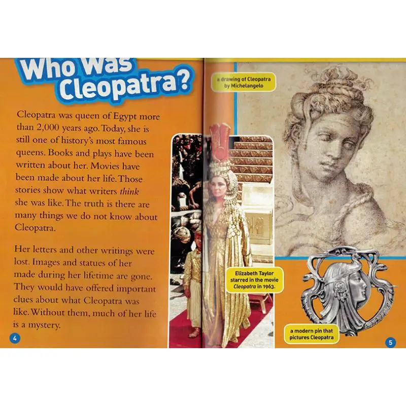 National Geographic Readers Cleopatra KRAMER BARBARA National Geographic 9781426321375 Book