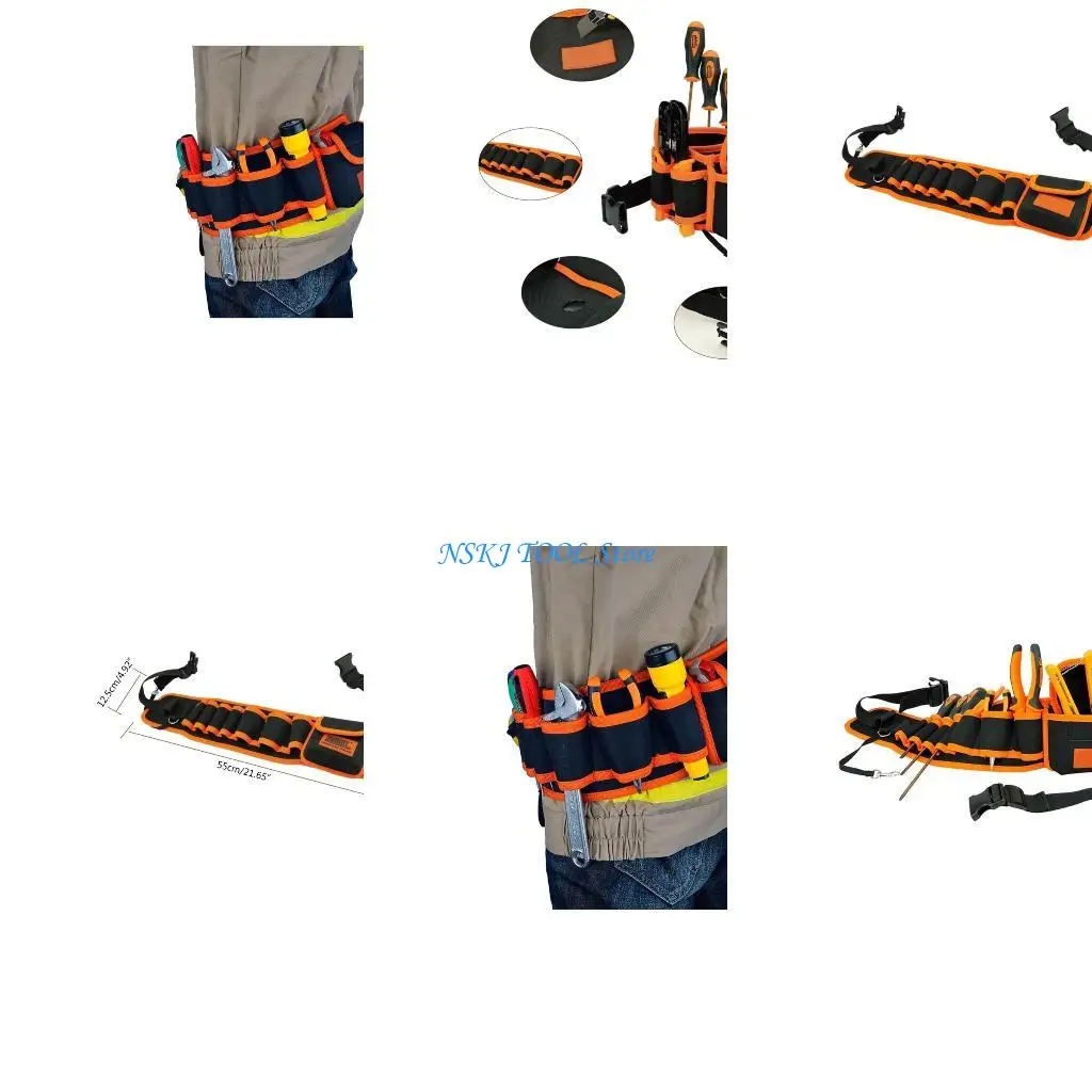 

L8RC Practical Tool Belt with Cloth Material for Broadband Equipment Installation