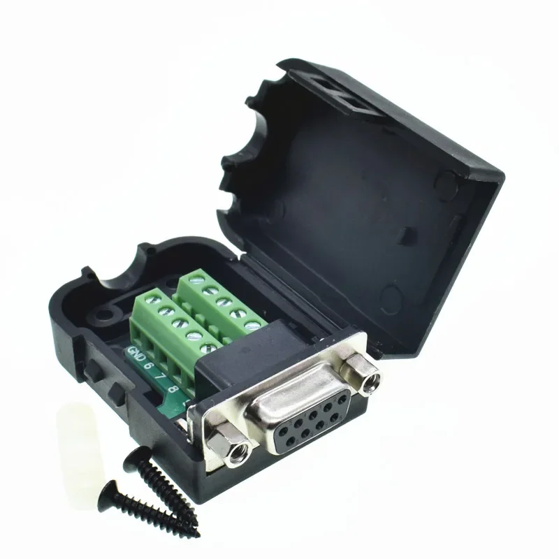 DB9 Connector COM transfer-free solder terminal DB9 Male Connector RS232 DB9 Breakout D-SUB Connector Female