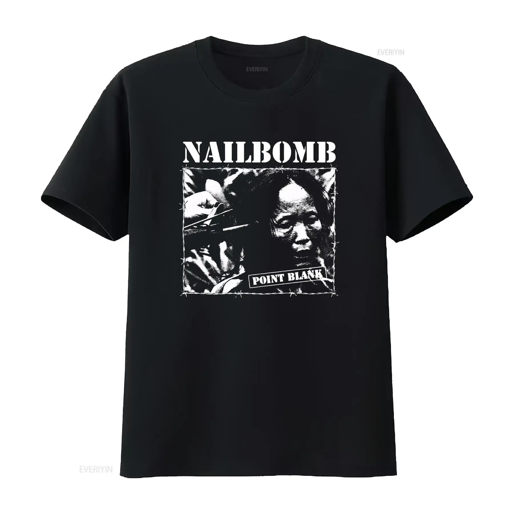 

Заготовка для ногтей, винтажная стираная футболка с рисунком, удобная модная дышащая уличная одежда, мягкая мужская универсальная стильная футболка