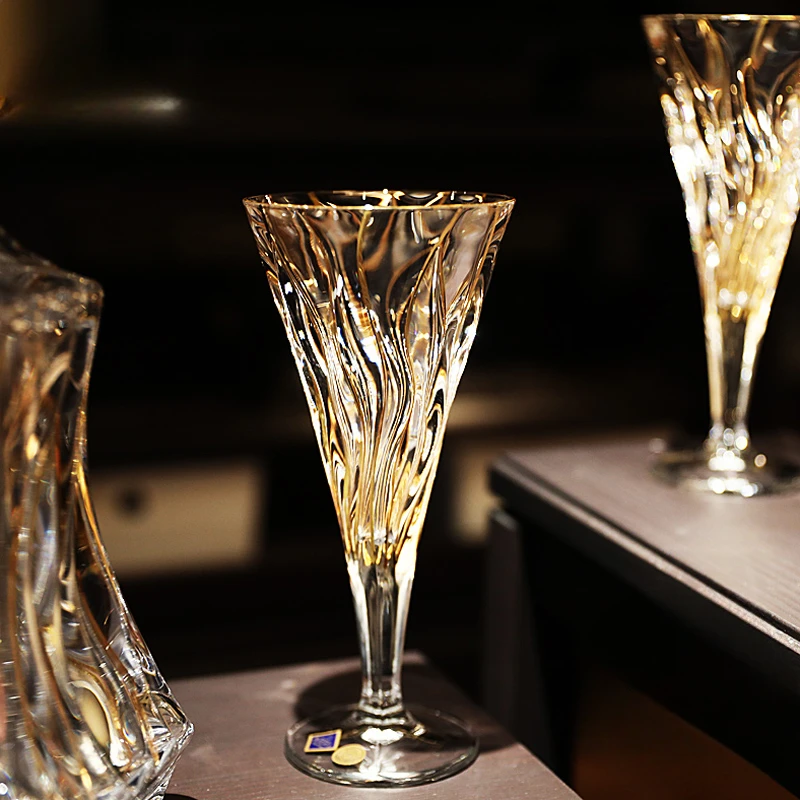Crystal Red Wine Glasses Set o - Champagne Flute Pair recension och pris