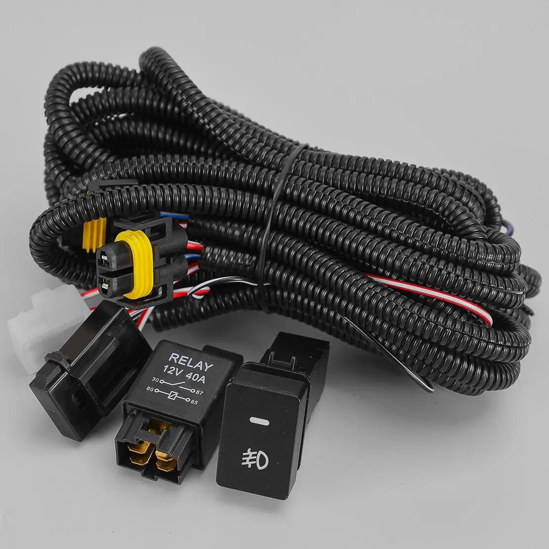 Kit de arnés de cableado de relé de interruptor de luz antiniebla LED H8 H11 apto para Honda Accord CR-V Civic Acura TL ILX TSX RDX nuevo