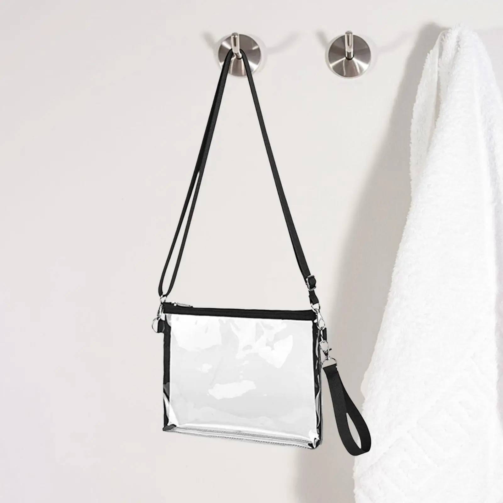 Clear Crossbody Bag Transparent Shoulder Bag for Travel Concerts Prom