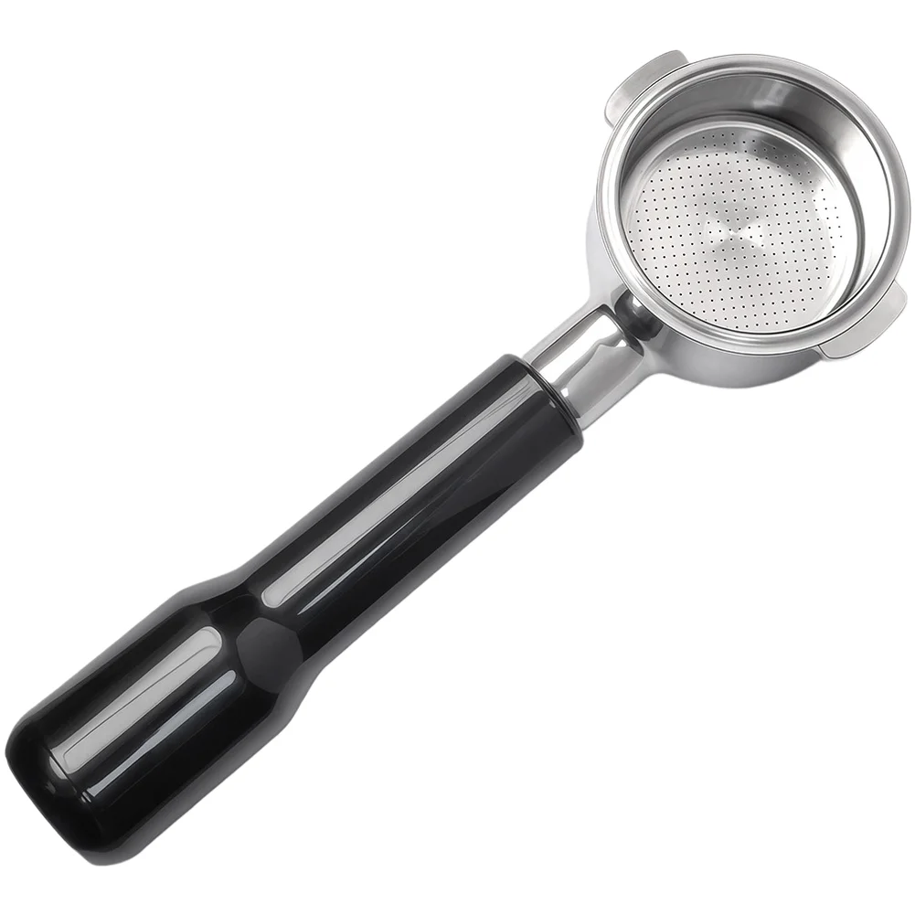 51mm Bottomless Portafilter Double Spout Handle With Filter Basket For EC310 Coffee Machine Stainless Steel For Espresso Maker