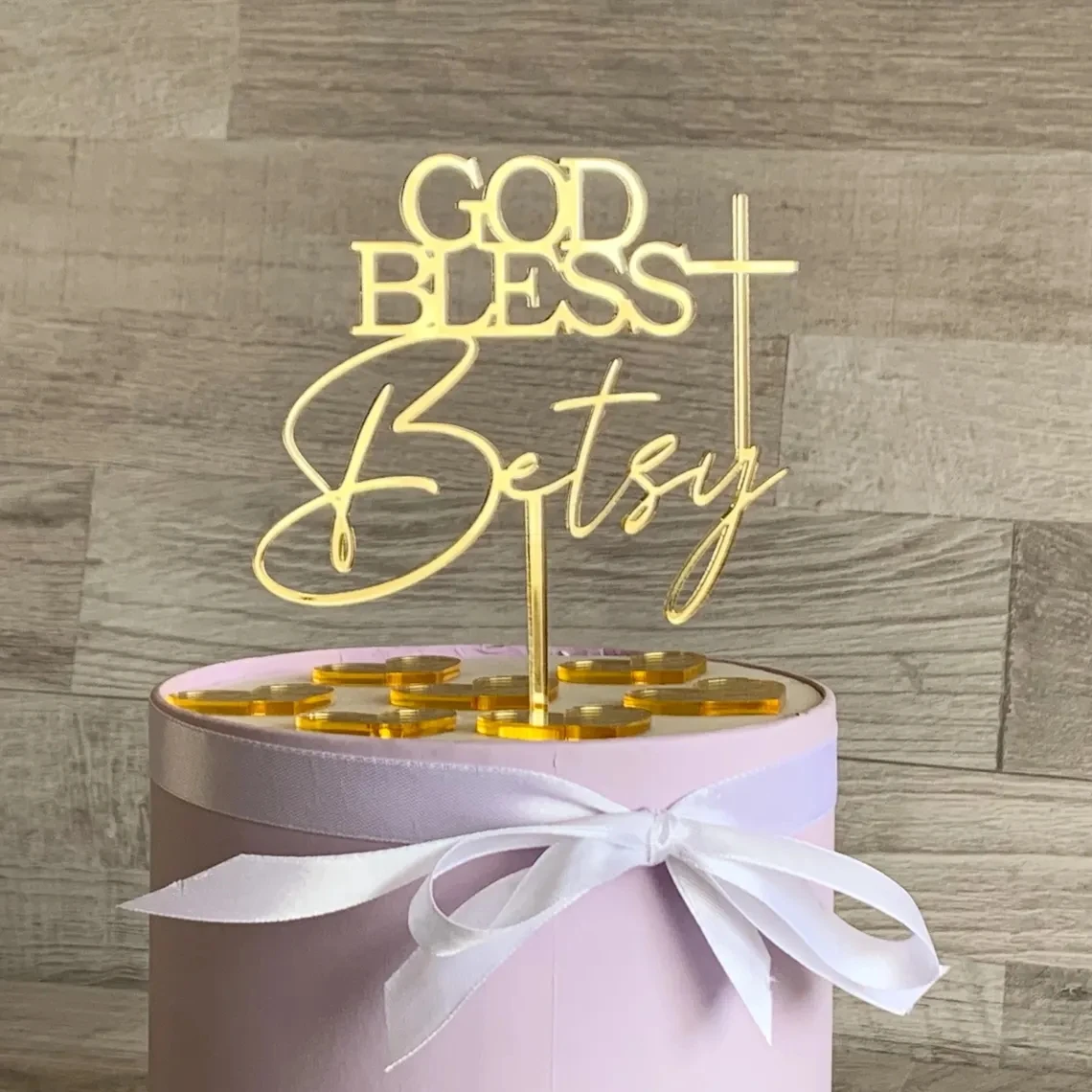 Adorno personalizado para tarta God Bless, adorno para tarta de bautismo con nombre personalizado y cruz, adorno para tarta de primera comunión, adorno para tarta de bautizo