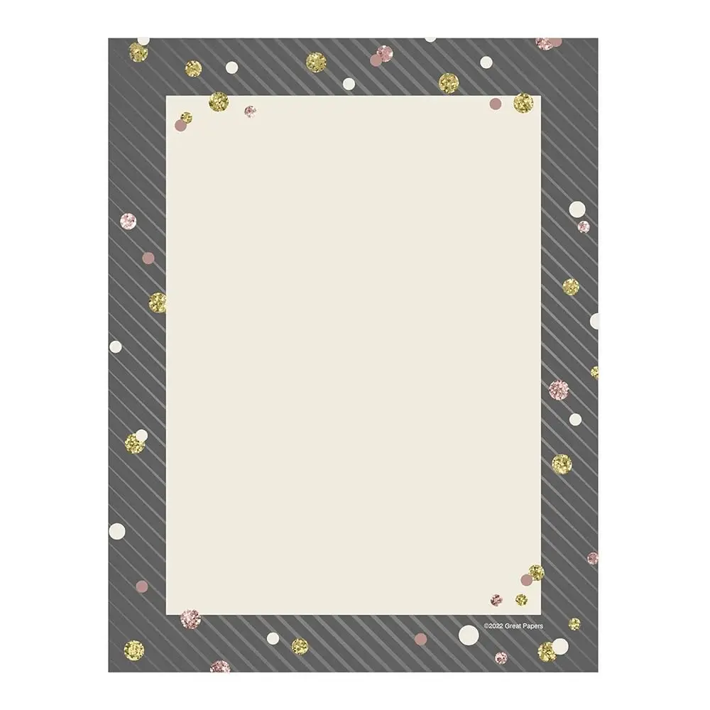 

Бумага для конфетти-праздников / 50 листов / 8,5 x 11 дюймов / Бумага для праздников на все случаи жизни / Декоративная канцелярская бумага с эффектом блеска