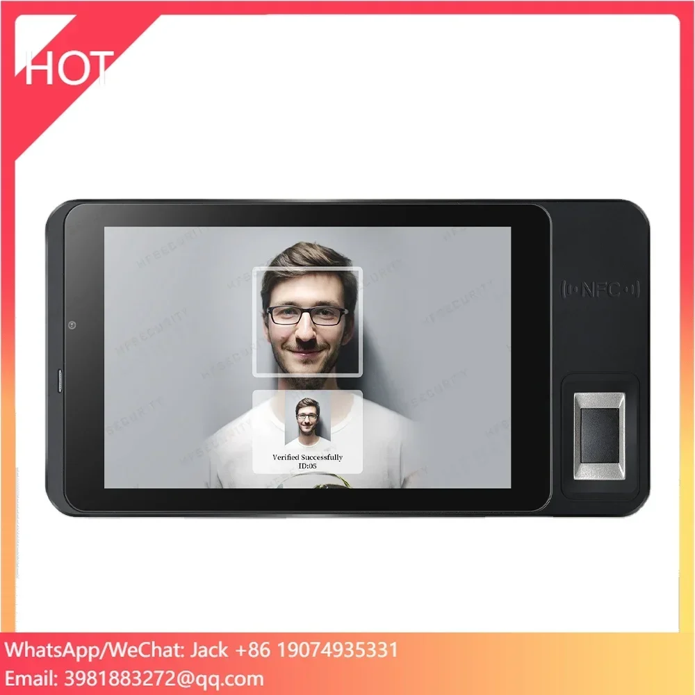 HFSecurity FP07 KYC Android 11 Industrial PC Wireless WiFi 4G BTE OEM 7-inch Rugged NFC Fingerprint Tablet