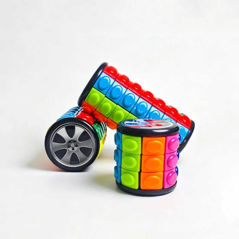 Rotate and Slide Puzzle Cylinder 3/ 5/ 7Layers IQ Educational Games Focus Anxiety ADHD Sensory Fidget Toys for Kids & Adults