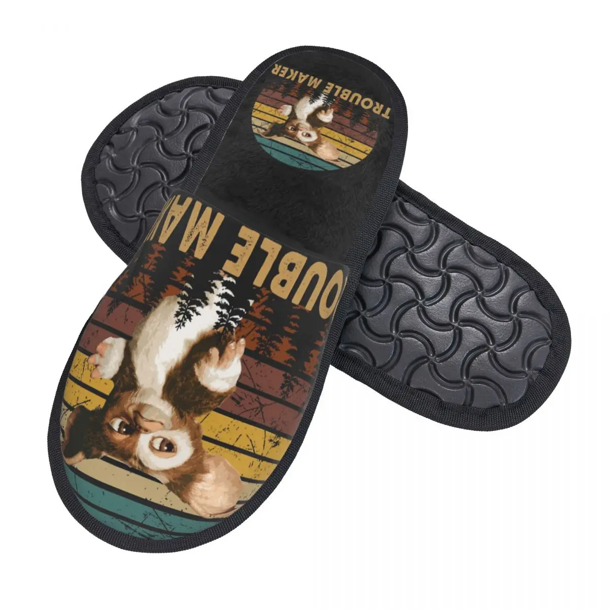 Gremlins Gizmo Mogwai Men Women Furry slippers fashion special Home slippers pantoufle homme