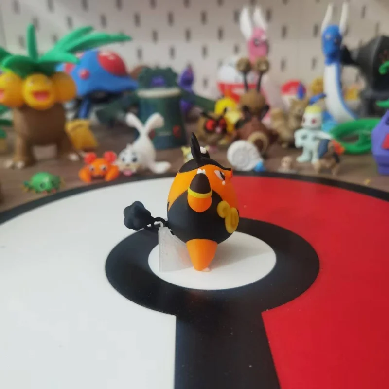 Anime Tepig Grotichon Emboar Figure Proportion World 1:20 Diy 3d Printing Cartoon Character Desktop Decoration Model Toy Gift