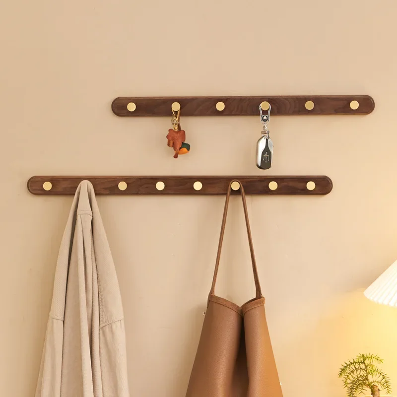 

Wooden Wall Coat Rack Walls Hanger Home Coat Hat Hanger Rack Hanging Bathroom Living Room Home Accessories Organizer