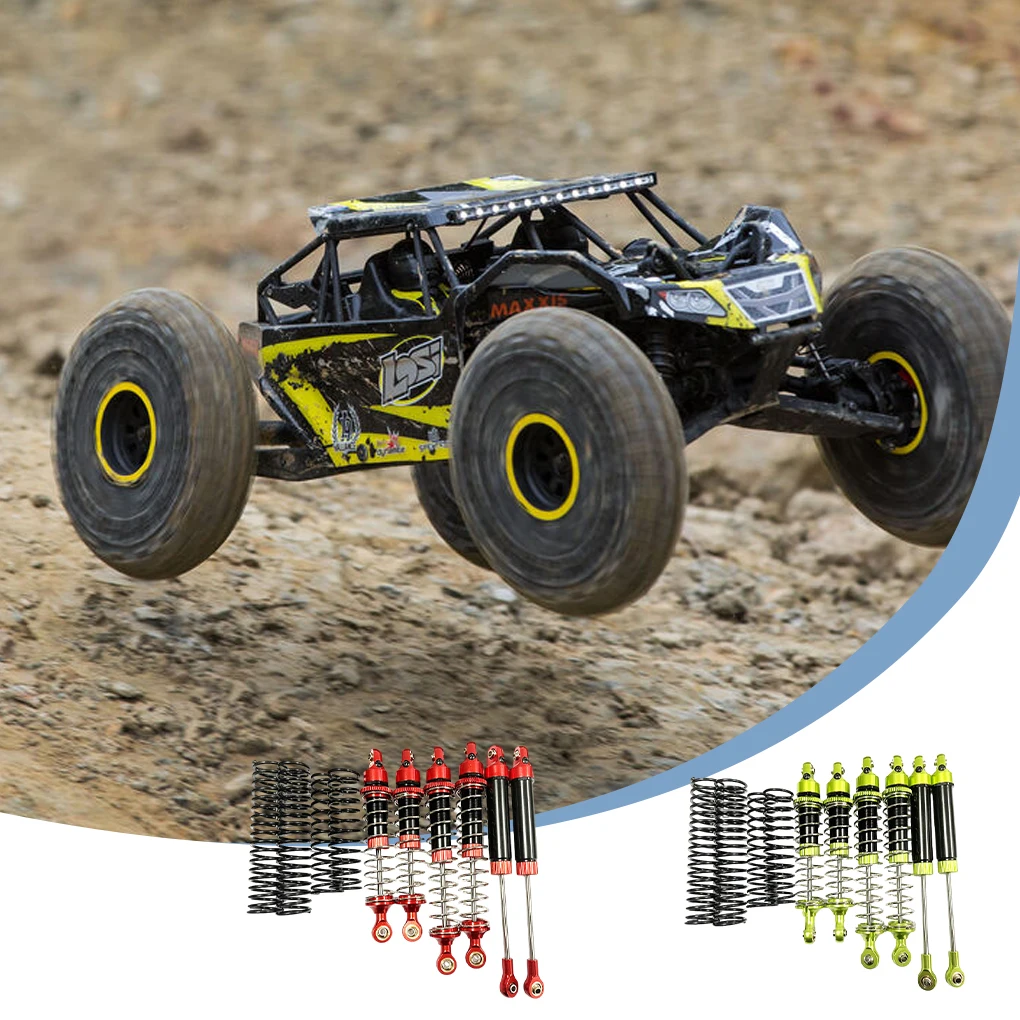 6x Odporny na zużycie przedni tylny amortyzator ze stopu aluminium do przedniego tylnego amortyzatora 1/10 Rc LOSI Baja Rey 4WD