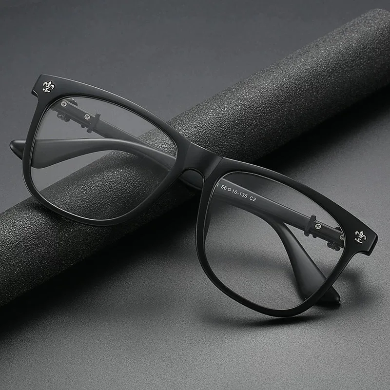 1pc Vintage Square Frame Glasses Men And Women, Non-Prescription Eyewear, Pssories,Hair Tools,Hair Items image 4