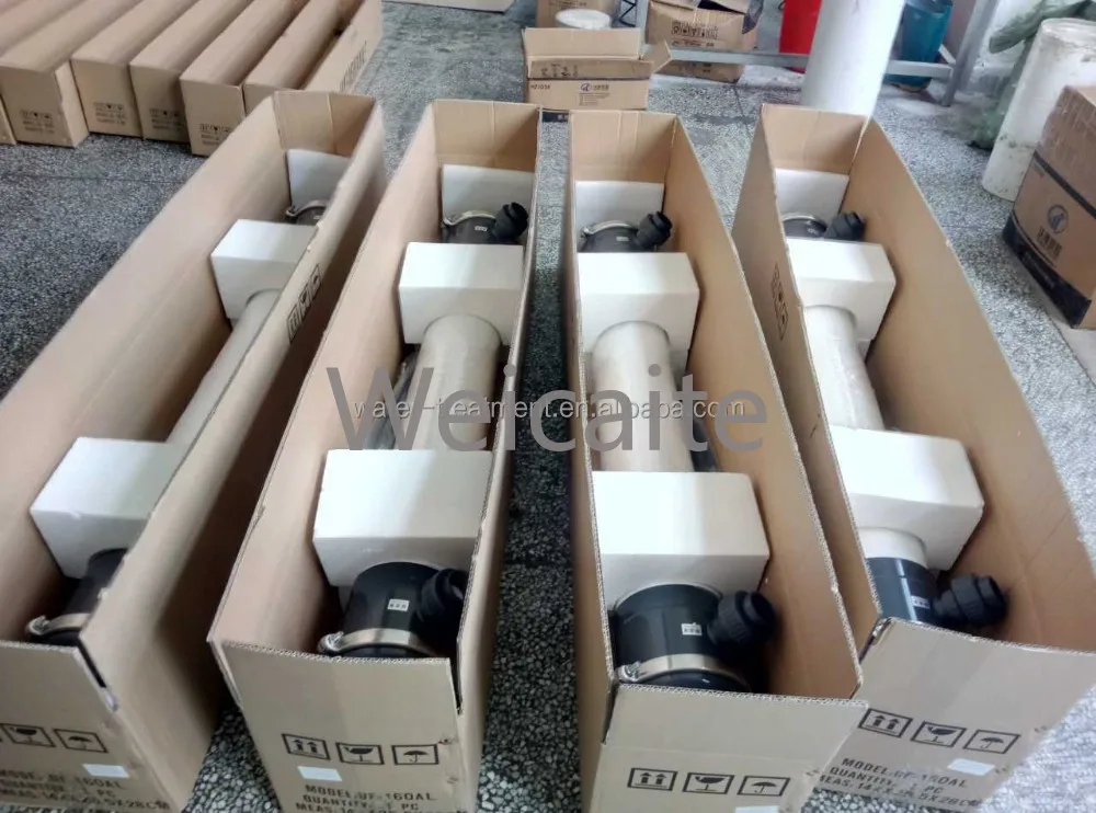 غشاء UF من الألياف المجوفة غطاء زجاجي عضوي، غشاء فلتر UF مع مبيت شفاف للتركيز/الفصل #6