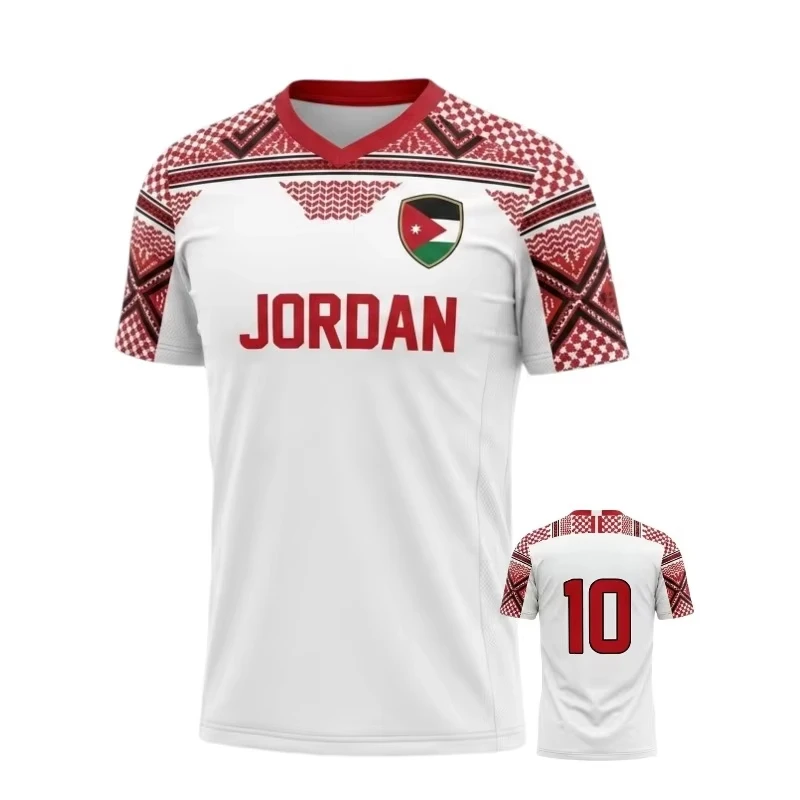 2026 Summer Jordan Style Football Sports T-shirt Breathable Gym Loose Shirt Short Sleeve Tops Adult Child Casual T-shirt