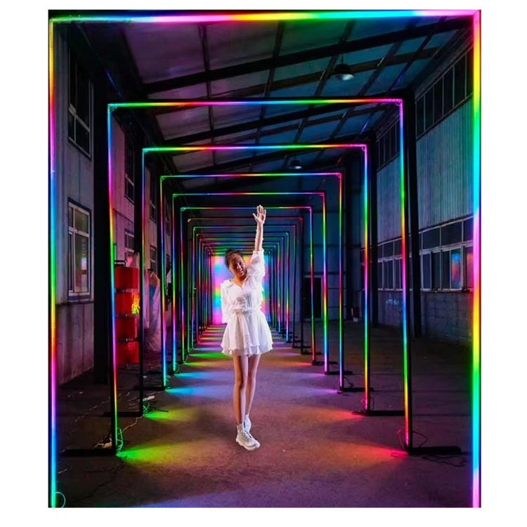 

RGB изменение цвета свадебный туннель ходунки арка фон день рождения свадьба украшение сцена
