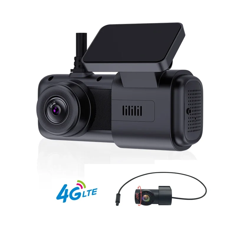 2K 4g Car Camera Dual Lens Record AI 4g Dashcam with DMS ADAS for Fleet Management Fit Cmsv6 9-36V 512G Card